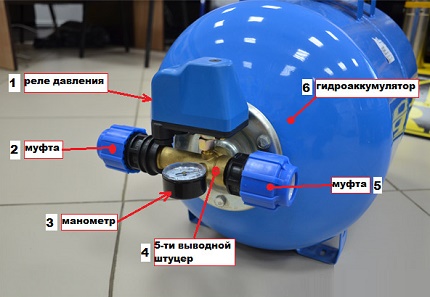 Cum să conectați corect un acumulator hidraulic la un sistem de alimentare cu apă