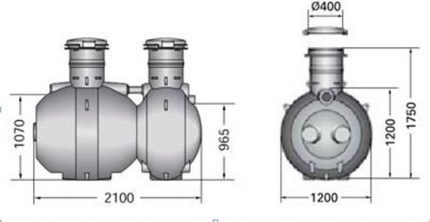 Schema fosei septice