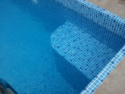 Piscina acoperita cu PVC