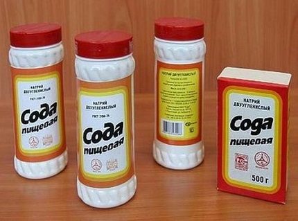 Soda pentru curatarea canalizarii