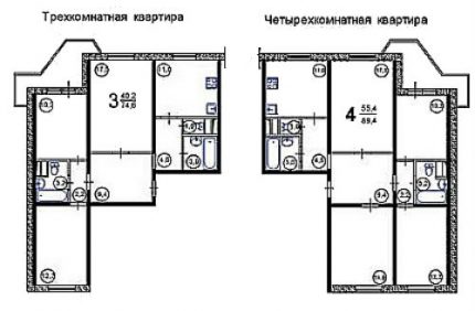 Dispunerea băilor în apartamente mari