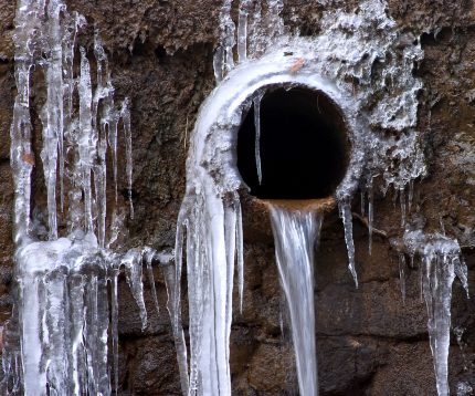 Kloak er frosset