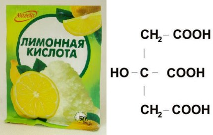 Citronsyreformel