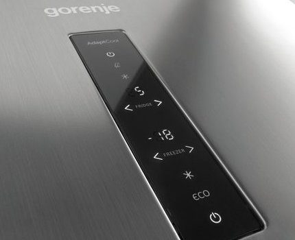 Gorenje Kühlschrankanzeige