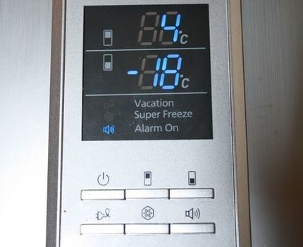 Indicator de temperatură la frigider