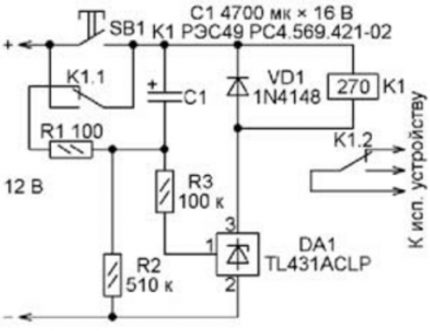 Cronometru pe cip seria TL431