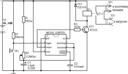 Folosind cipul NE555