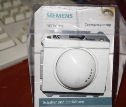 Elementos dimmer da Siemens