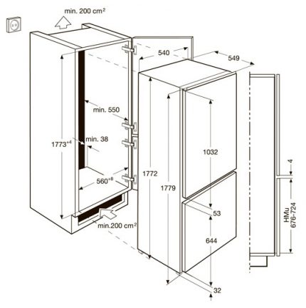 Montarea unui walk-in integrat