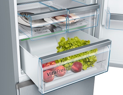 Sistema de gerenciamento de umidade e frescura nos refrigeradores Bosch