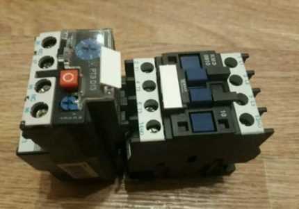 Contactor și releu termic