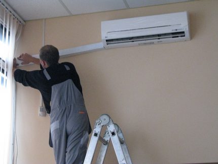 Instalarea unui sistem despărțit după reparație