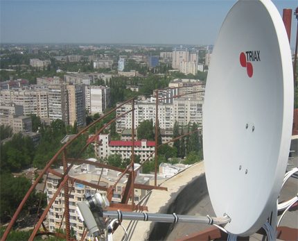 Antena satelit