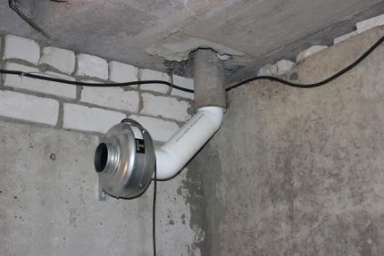 Ventilarea forțată a subsolului