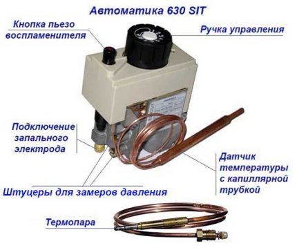 Robinet de gaz cu aprindere piezo