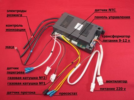 Unitate de control la aprindere