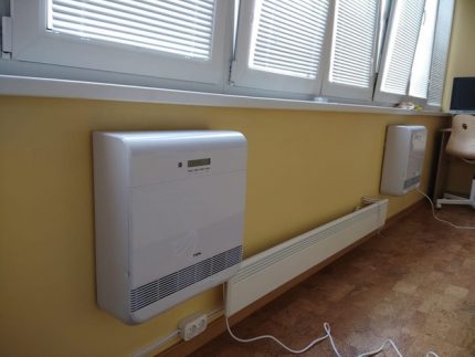 Instalarea unei respirații în peretele loggiei